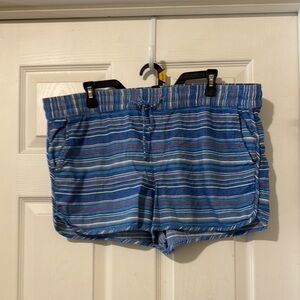 Striped Blue Shorts